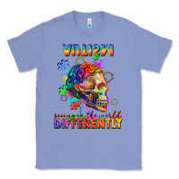 Colony Blue Autism seeing in the world differently Classic Tee - FaDigitalArtStudio