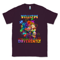 Plum Autism seeing in the world differently Classic Tee - FaDigitalArtStudio