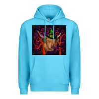 Halloween Glitter Highland Cow Tumbler Premium Hoodie | Teevron