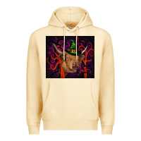 Pina Colada halloween glitter highland cow tumbler Premium Hoodie - RanaPortraitStore