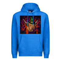 True Royal halloween glitter highland cow tumbler Premium Hoodie - RanaPortraitStore