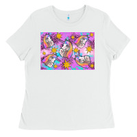 White unicorn Ladies Tee - Artiststas