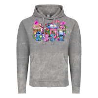Cloud Rock stitch with lilo coffee cups Vintage Hoodie - AdoDesignShop