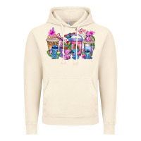 Vintage Artic stitch with lilo coffee cups Vintage Hoodie - AdoDesignShop