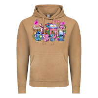 Vintage Camel stitch with lilo coffee cups Vintage Hoodie - AdoDesignShop