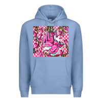Colony Blue nobody fights alone Premium Hoodie - AdoDesignShop