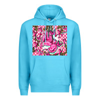 Ocean Blue nobody fights alone Premium Hoodie - AdoDesignShop