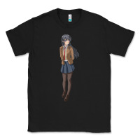 Black mai sakurajima Classic Tee - DesigneFamous