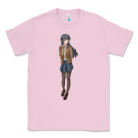 Bubblegum Pink mai sakurajima Classic Tee - DesigneFamous