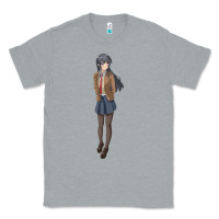 Heather Grey mai sakurajima Classic Tee - DesigneFamous