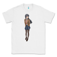 White mai sakurajima Classic Tee - DesigneFamous