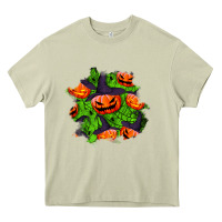 Mossy halloween pumpkin patch Heavy Core Tee - BundleAndBundleShop