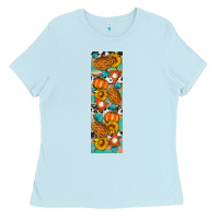 Baby Blue Fall Pie Ladies Tee - Artiststas