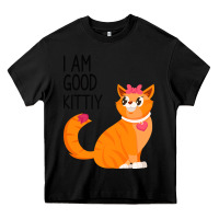 Black I Am Good Kittiy Heavy Core Tee - Bettercallsaul