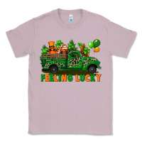 Lilac feeling lucky with gnomes on truck Classic Tee - FaDigitalArtStudio