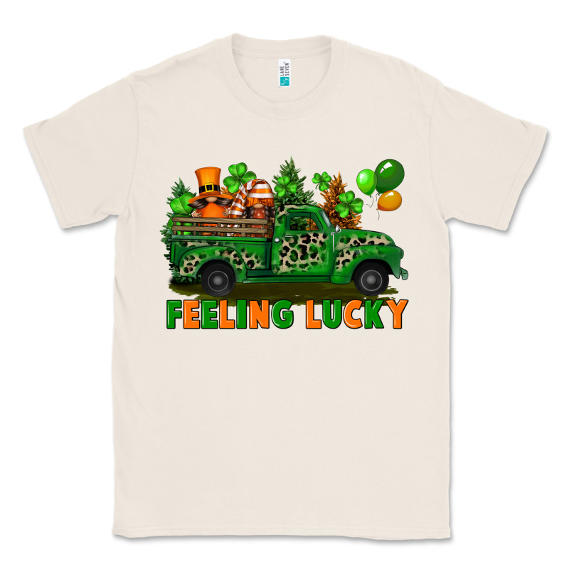 Feeling Lucky With Gnomes On Truck Classic Tee by FaDigitalArtStudio | Teevron
