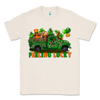 Natural feeling lucky with gnomes on truck Classic Tee - FaDigitalArtStudio