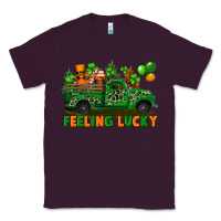 Plum feeling lucky with gnomes on truck Classic Tee - FaDigitalArtStudio