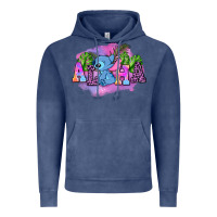 Vintage Denim aloha stitch Vintage Hoodie - AdoDesignShop