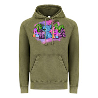 Vintage Olive aloha stitch Vintage Hoodie - AdoDesignShop