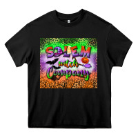 Black salem witch company tumbler Heavy Core Tee - BundleAndBundleShop