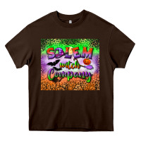 Chocolate Brown salem witch company tumbler Heavy Core Tee - BundleAndBundleShop