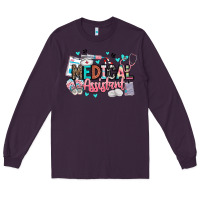 Plum medical assistant Long Sleeve Tee - BarkalooDesign