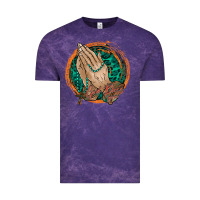 Cloud Purple god bless you Vintage Tee - RacoonDesign