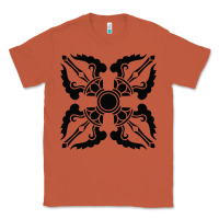 Copper trippy psychedelic rave sacred geometry Classic Tee - DesigneFamous