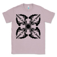 Lilac trippy psychedelic rave sacred geometry Classic Tee - DesigneFamous