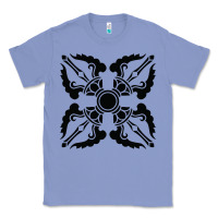 Colony Blue trippy psychedelic rave sacred geometry Classic Tee - DesigneFamous
