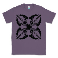 Lavender trippy psychedelic rave sacred geometry Classic Tee - DesigneFamous
