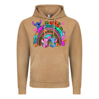 Vintage Camel stitch and lilo rainbow Vintage Hoodie - AdoDesignShop