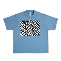 Pebble Blue zebra background Urban Heavy Tee - RanaPortraitStore