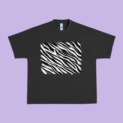 Zebra Background Urban Heavy Tee Designed By Ranaportraitstore