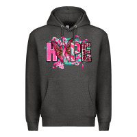 Charcoal Heather hope with butterfly's Premium Hoodie - AdoDesignShop
