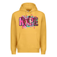 Mustard hope with butterfly's Premium Hoodie - AdoDesignShop