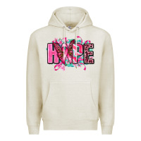 Oatmeal Heather hope with butterfly's Premium Hoodie - AdoDesignShop
