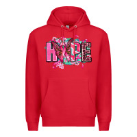 Red hope with butterfly's Premium Hoodie - AdoDesignShop