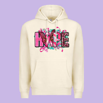 Hope With Butterfly's Premium Hoodie Designed By Adodesignshop