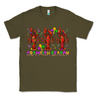 Army Green Crawfish season mardi gras Classic Tee - BundleAndBundleShop