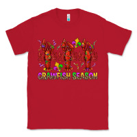 Red Crawfish season mardi gras Classic Tee - BundleAndBundleShop