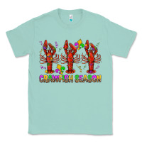 Seafoam Crawfish season mardi gras Classic Tee - BundleAndBundleShop