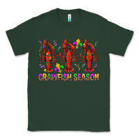Sports Green Crawfish season mardi gras Classic Tee - BundleAndBundleShop