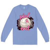 Colony Blue Pink Out Volleyball Long Sleeve Tee - BarkalooDesign