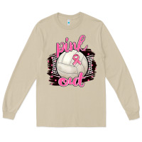Mushroom Pink Out Volleyball Long Sleeve Tee - BarkalooDesign