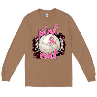 Toasted Coconut Pink Out Volleyball Long Sleeve Tee - BarkalooDesign