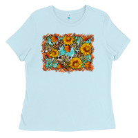 Baby Blue Fall Ladies Tee - Artiststas