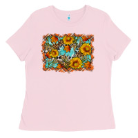Bubblegum Pink Fall Ladies Tee - Artiststas