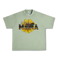 Oil Green girls mama sunflower Urban Heavy Tee - RacoonDesign